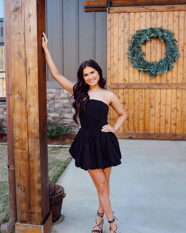 All I Want Mini Dress - Black