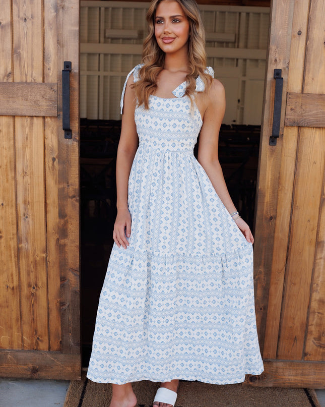The Ashley Dress -Blue