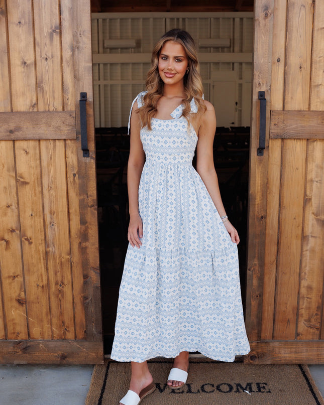 The Ashley Dress -Blue