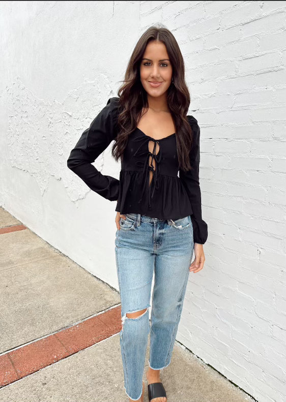 Isn't She Lovely Top - Black