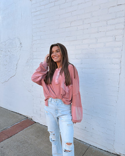 Dusty Rose Sweater
