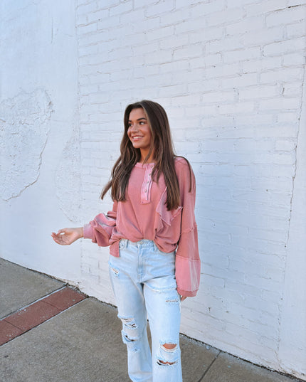 Dusty Rose Sweater