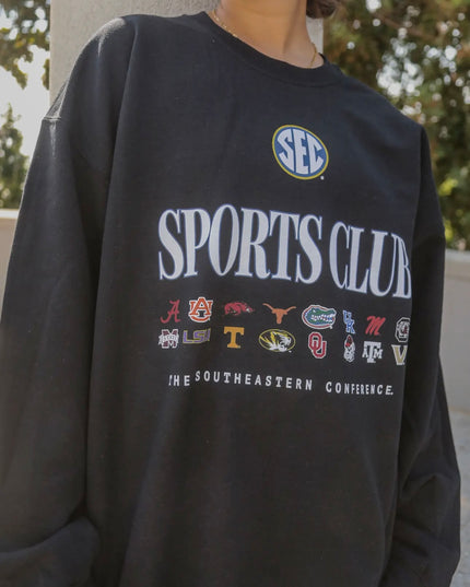 SEC Sports Club Sweatshirt- Black