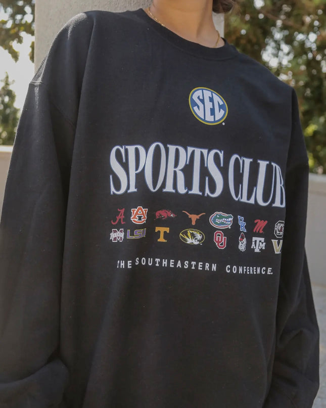 SEC Sports Club Sweatshirt- Black