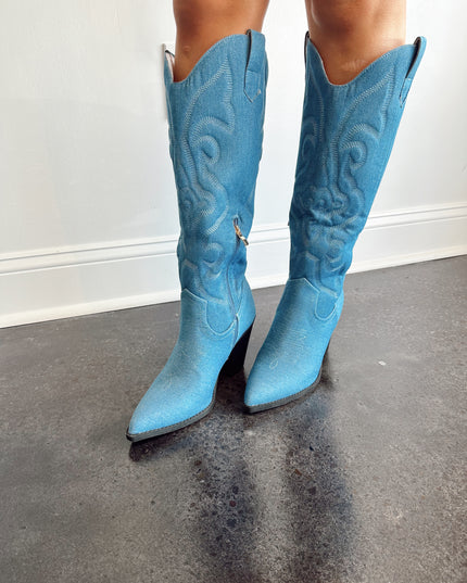 Marie Boots - Denim