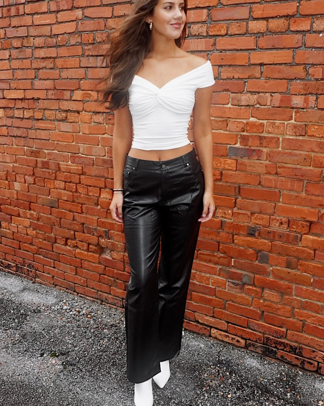 Get In Line Pants - Black