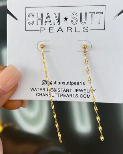 C.P. Dainty Chain Earrings