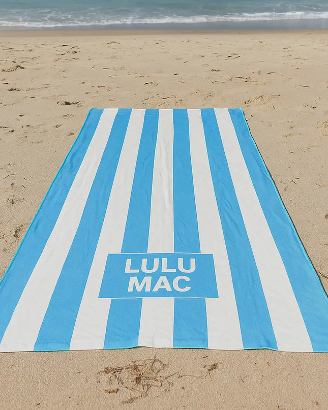 Lulu Mac Beach Towel - Blue
