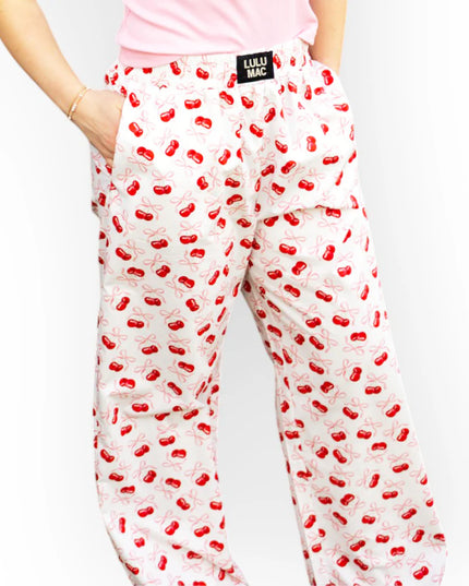 Lulu Mac Pants - Cherry