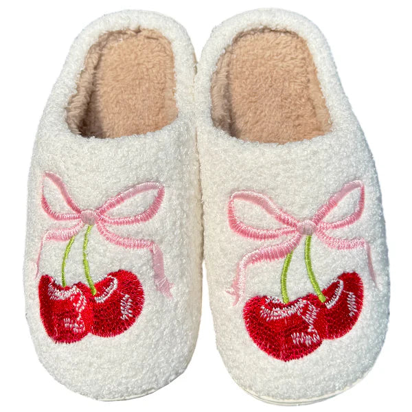 Lulu Mac Slippers - Cherry
