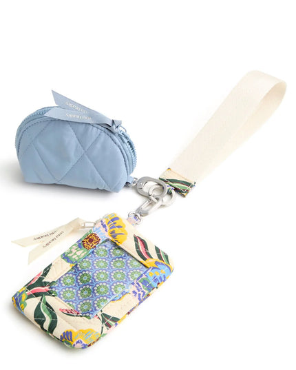VB Dual Pouch Wristlet - Gardenia Garden