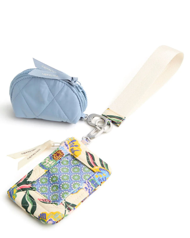 VB Dual Pouch Wristlet - Gardenia Garden