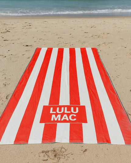 Lulu Mac Beach Towel - Red