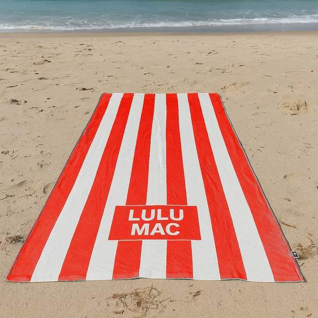 Lulu Mac Beach Towel - Red