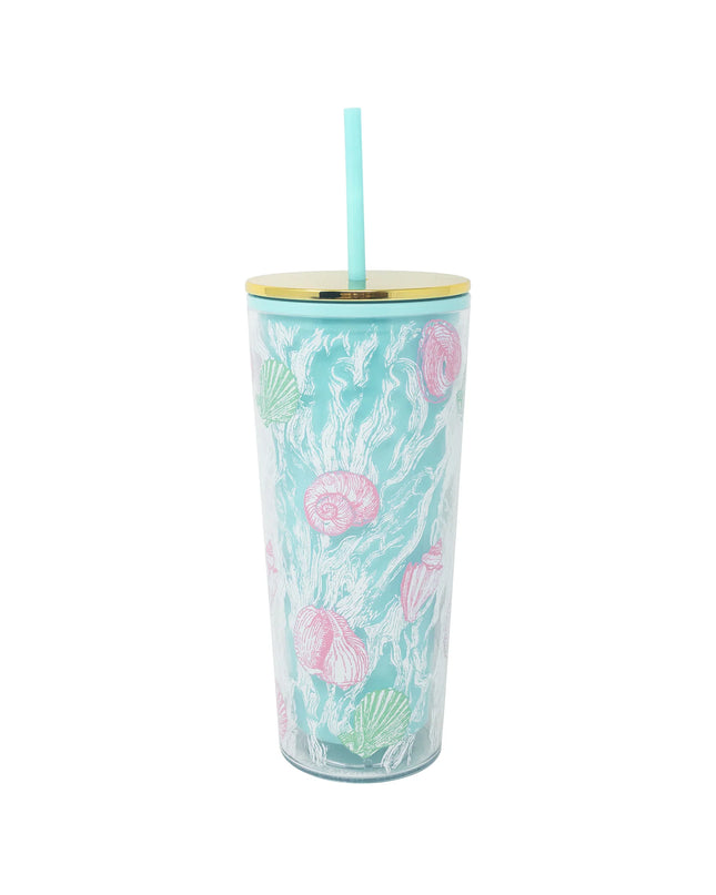 Lilly Pulitzer Tumbler w/ Straw - Shelden