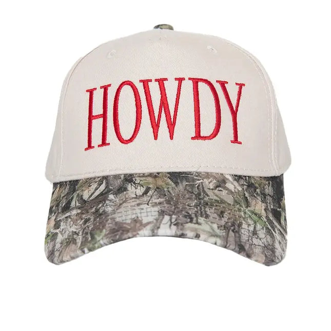 Howdy Hat - Red/Camo