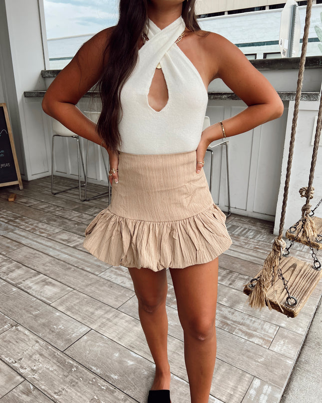 Cammy Skirt - Taupe