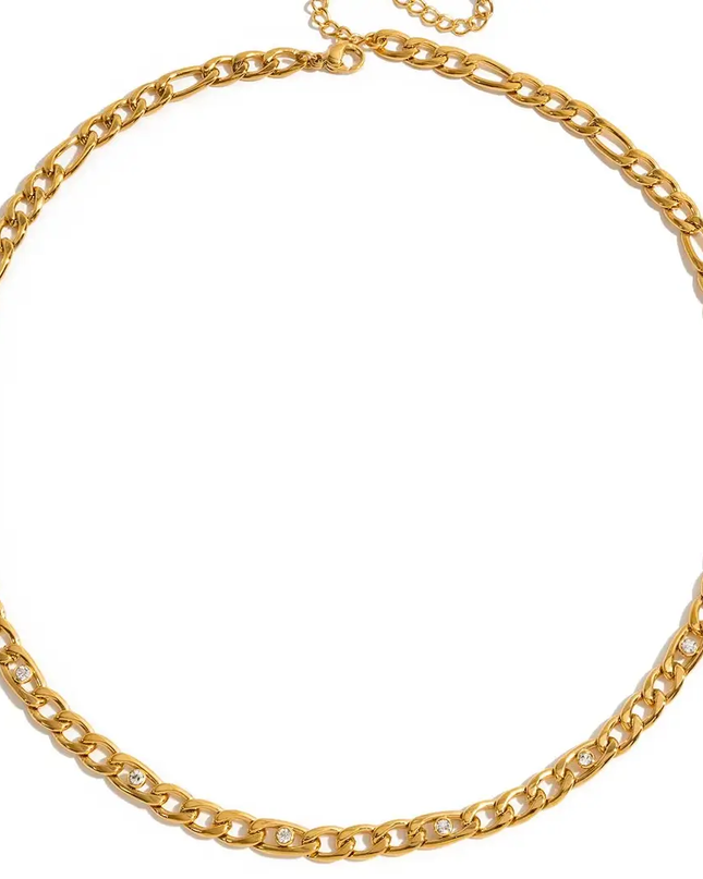 SB Figaro Cubin Chain Necklace