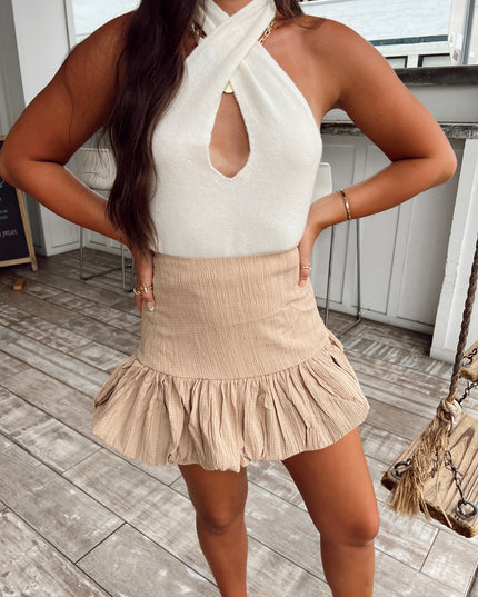 Cammy Skirt - Taupe