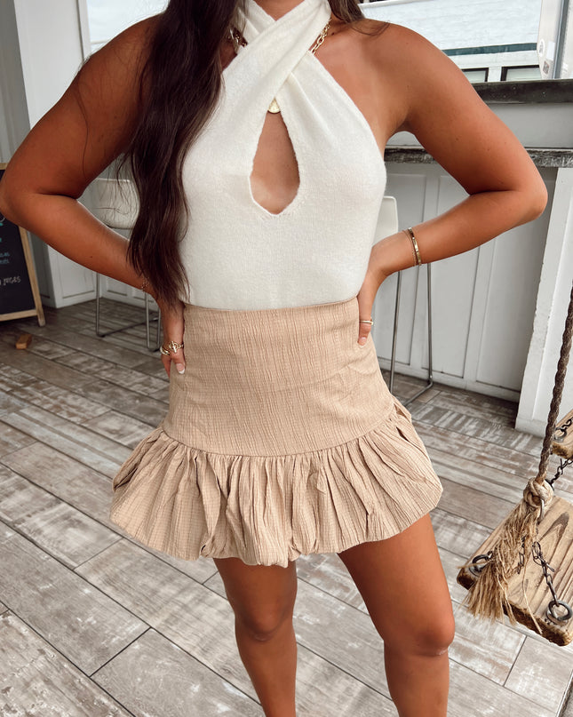 Cammy Skirt - Taupe