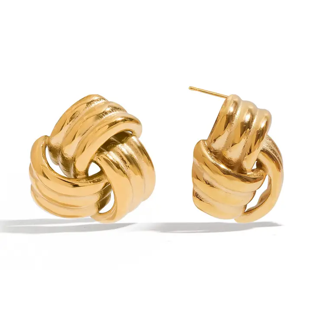 SB Knot Stud Earrings