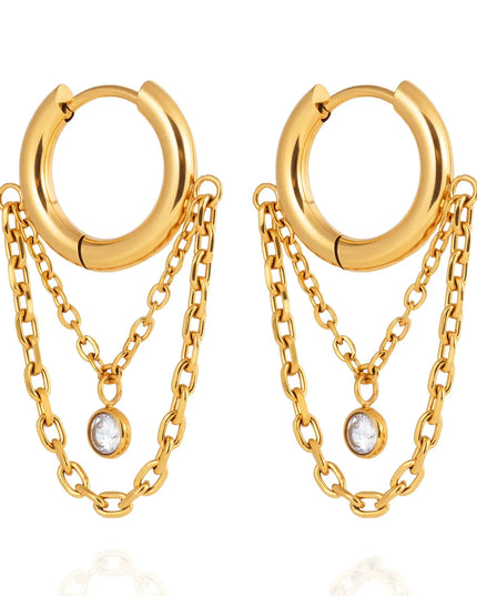 SB Layered Chain Huggies