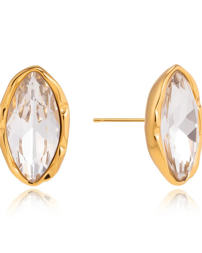 SB Marquise Stud Earrings - Water Resistant
