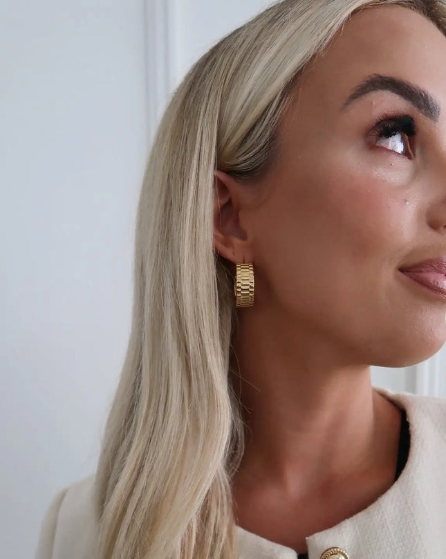 C.P Maya Hoops - Gold