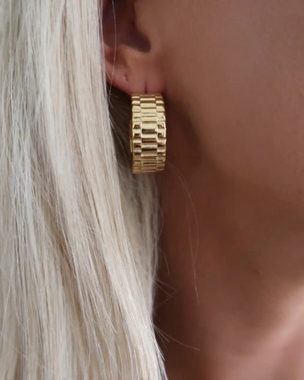 C.P Maya Hoops - Gold
