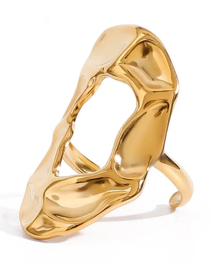 SB Melted Oval Ring