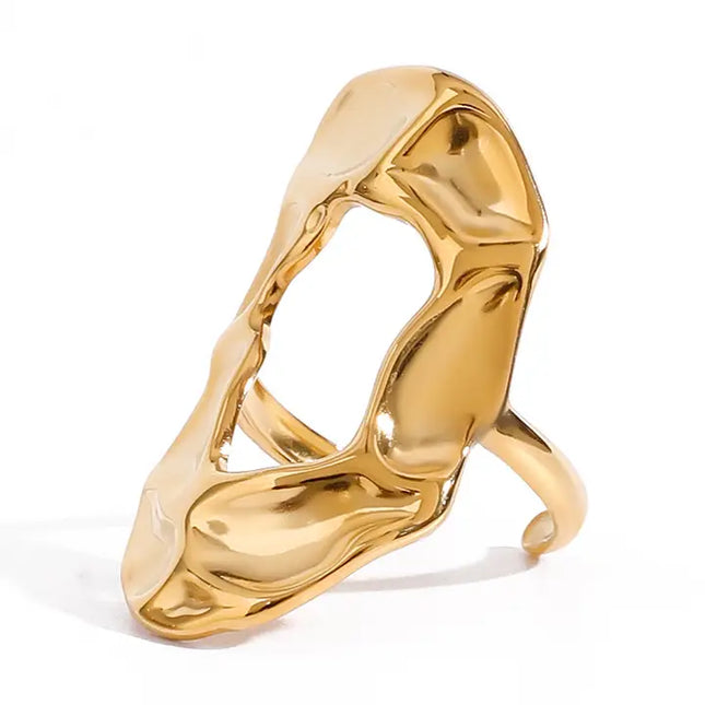 SB Melted Oval Ring