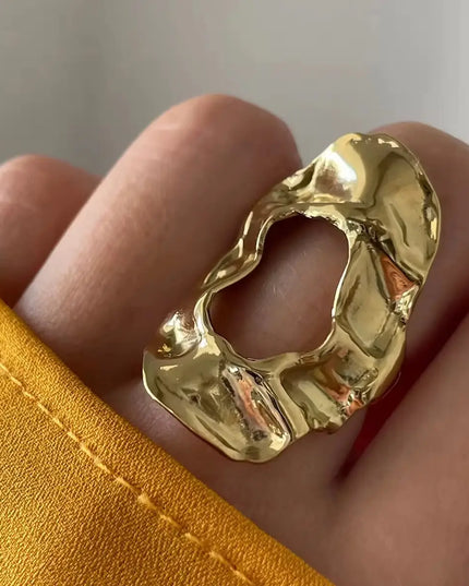 SB Melted Oval Ring
