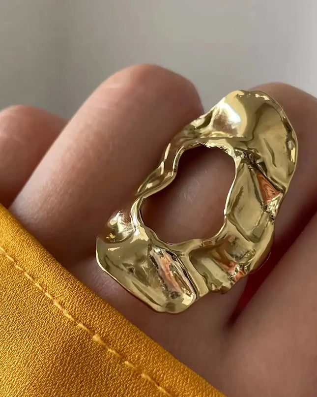 SB Melted Oval Ring
