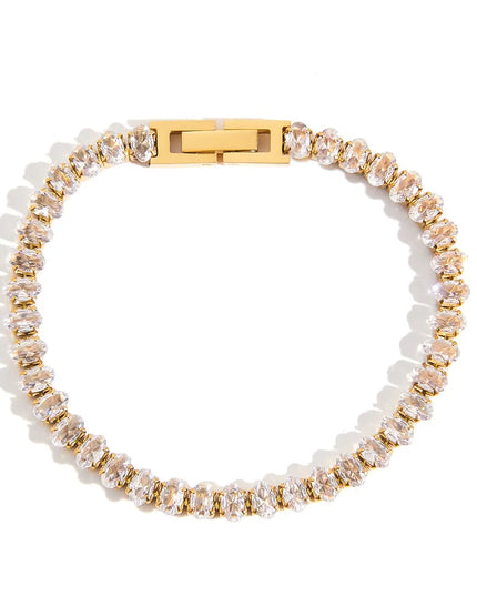 SB Oval Tennis Bracelet