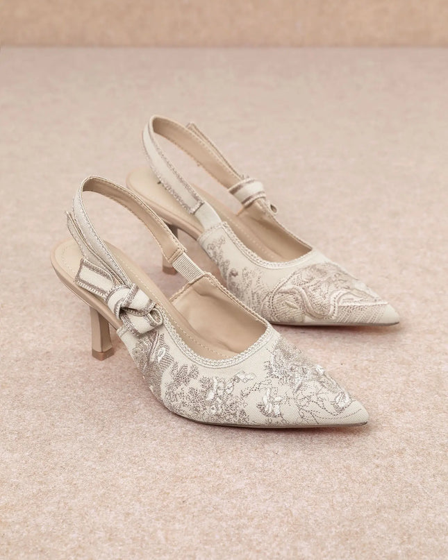 Solana Heels - Beige