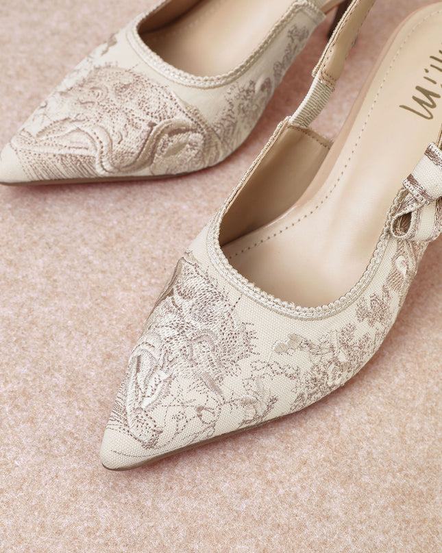 Solana Heels - Beige