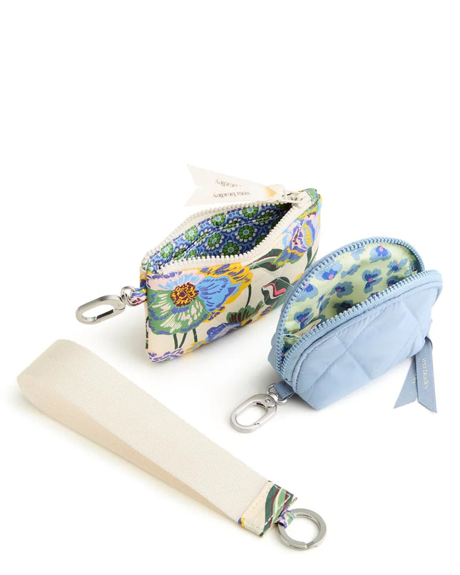 VB Dual Pouch Wristlet - Gardenia Garden