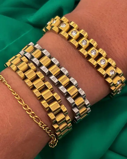 C.P. Chain Watch Band