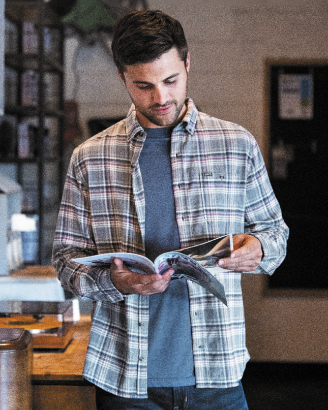 Southern Shirt Kirkwood Flannel LS - Gray Ridge