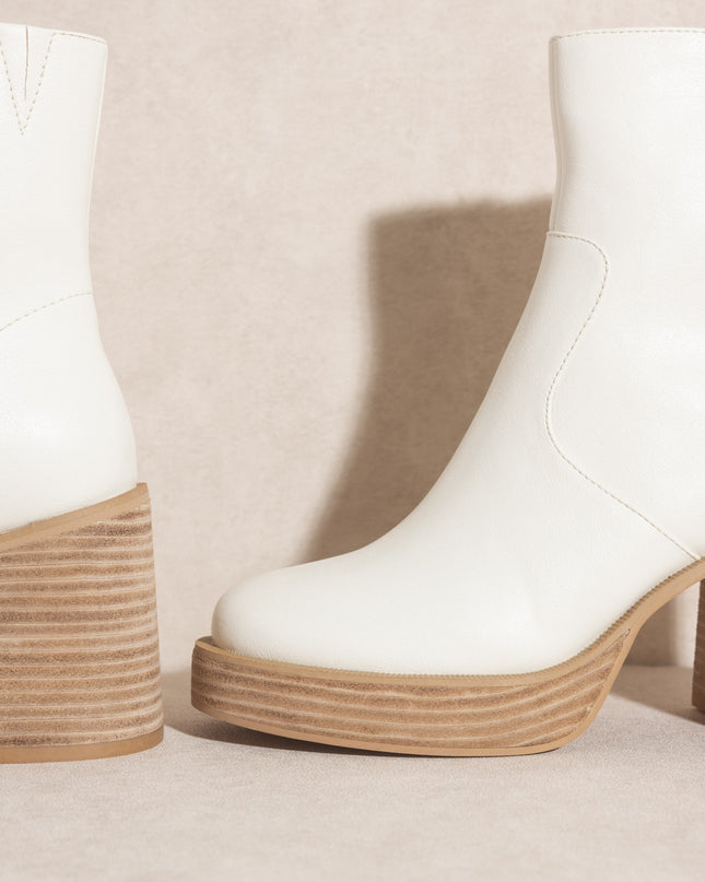 Alex Booties - White