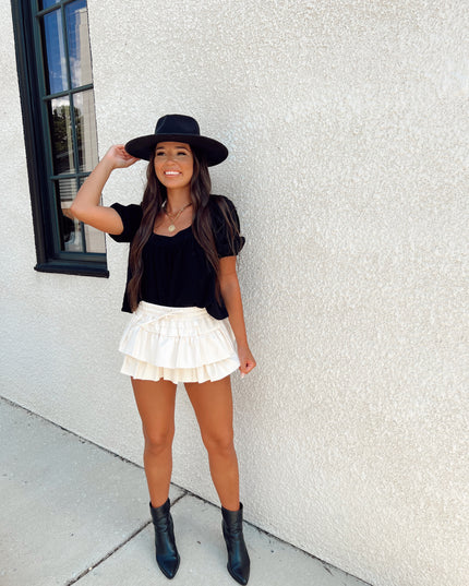 See You Tomorrow Skort - Ivory
