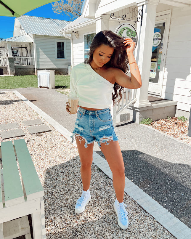 Lydia Sweatshirt - White