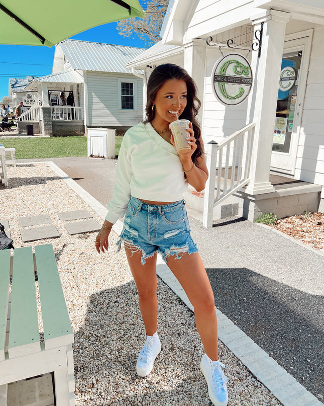 Lydia Sweatshirt - White