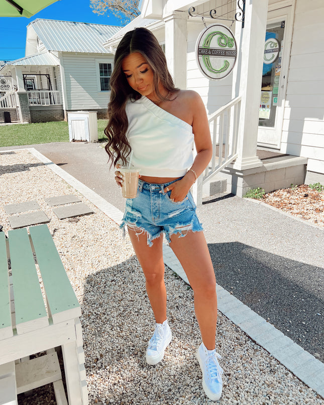 Lydia Sweatshirt - White