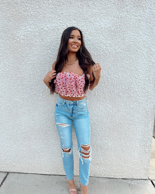 Be Mine Top - Pink