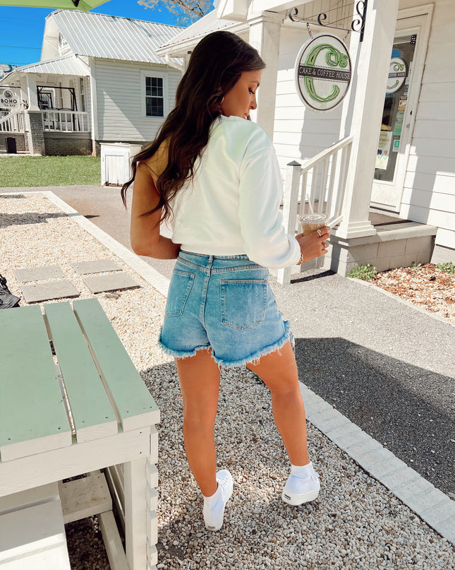 Lydia Sweatshirt - White