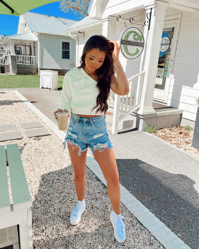 Lydia Sweatshirt - White