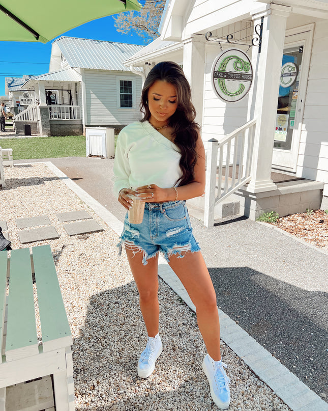 Lydia Sweatshirt - White