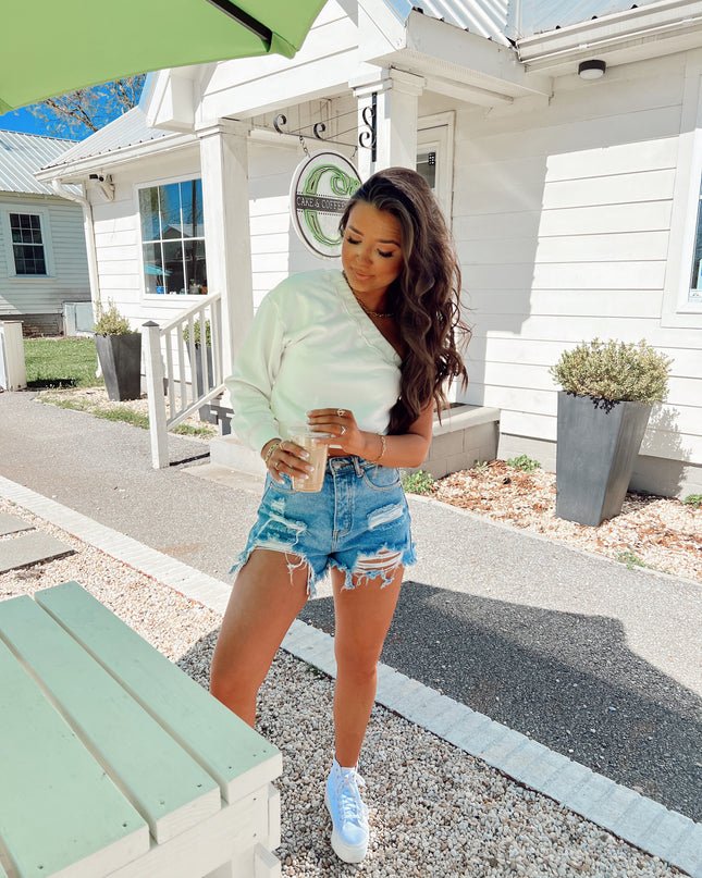 Lydia Sweatshirt - White