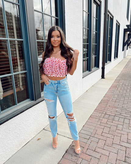 Be Mine Top - Pink